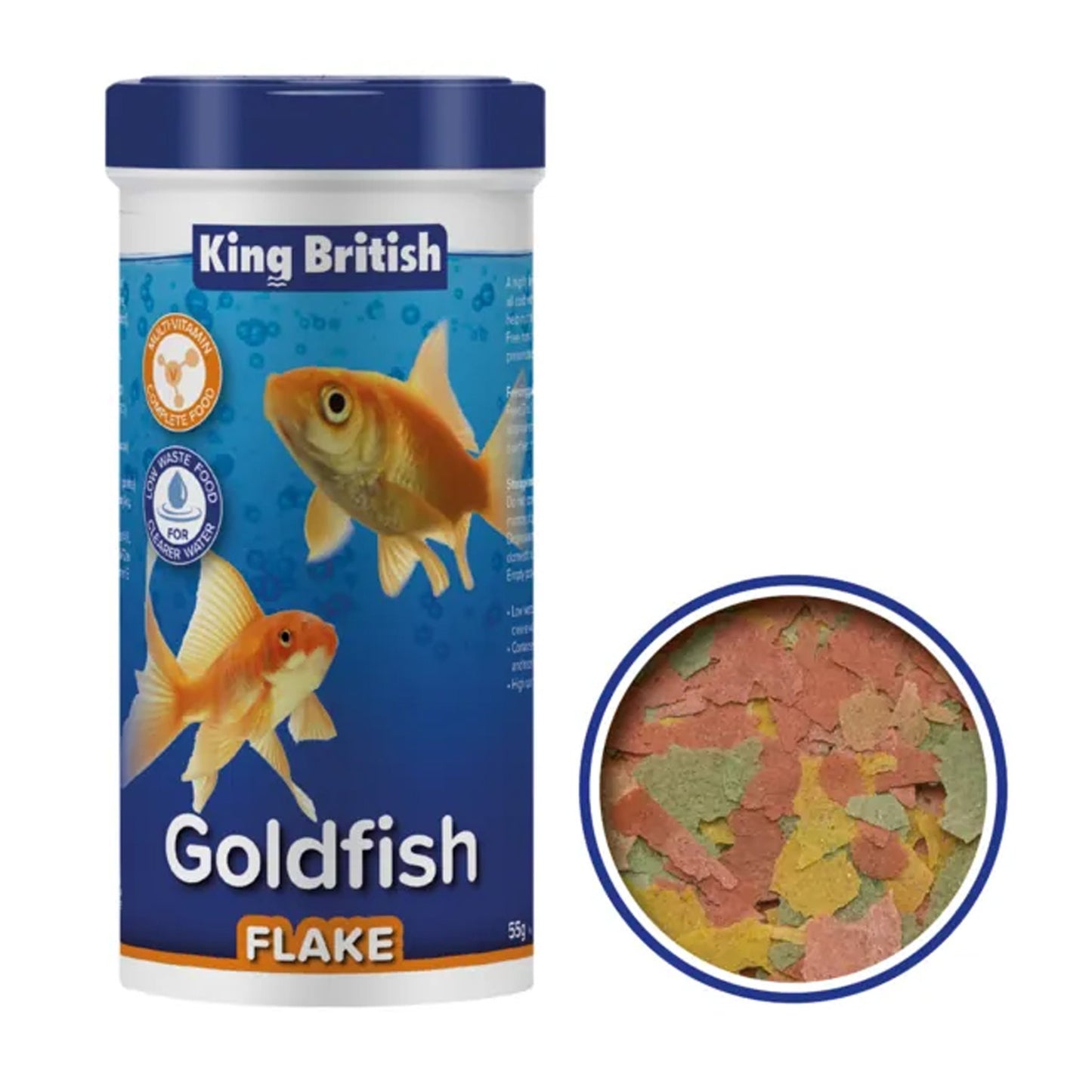 King British Goldfish Flakes