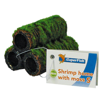 Shrimp Home with Artificial Moss