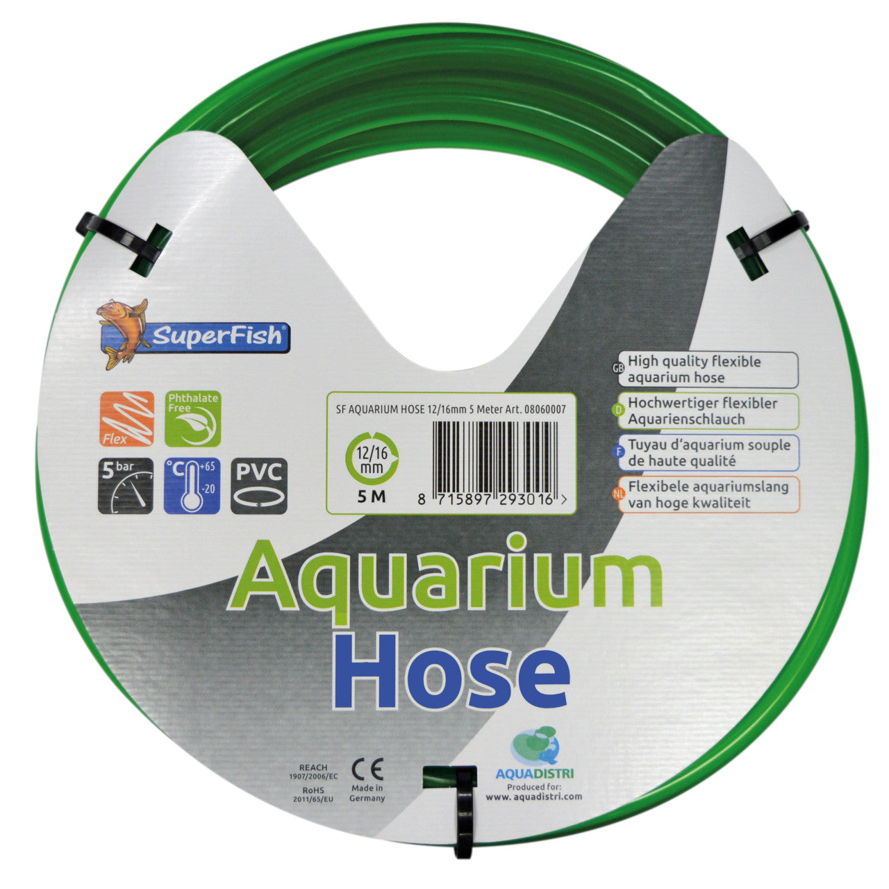 Superfish 12/16mm Hose 5m