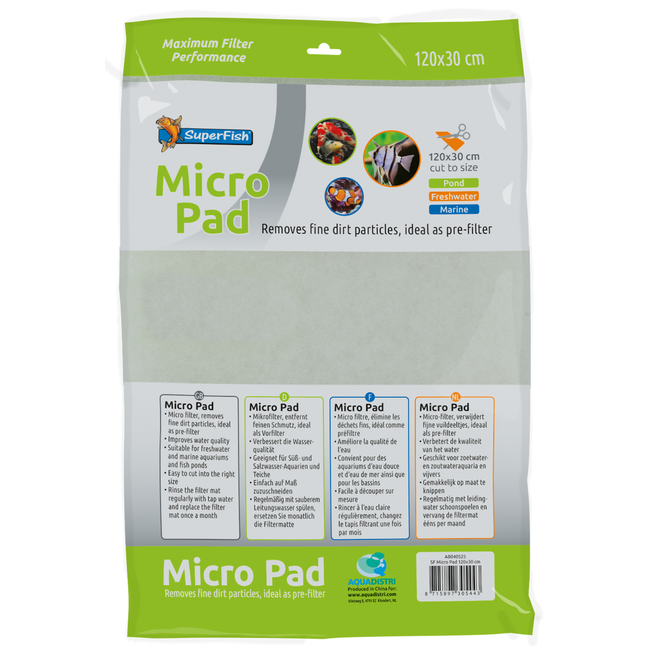 Superfish Filter Micro Pad