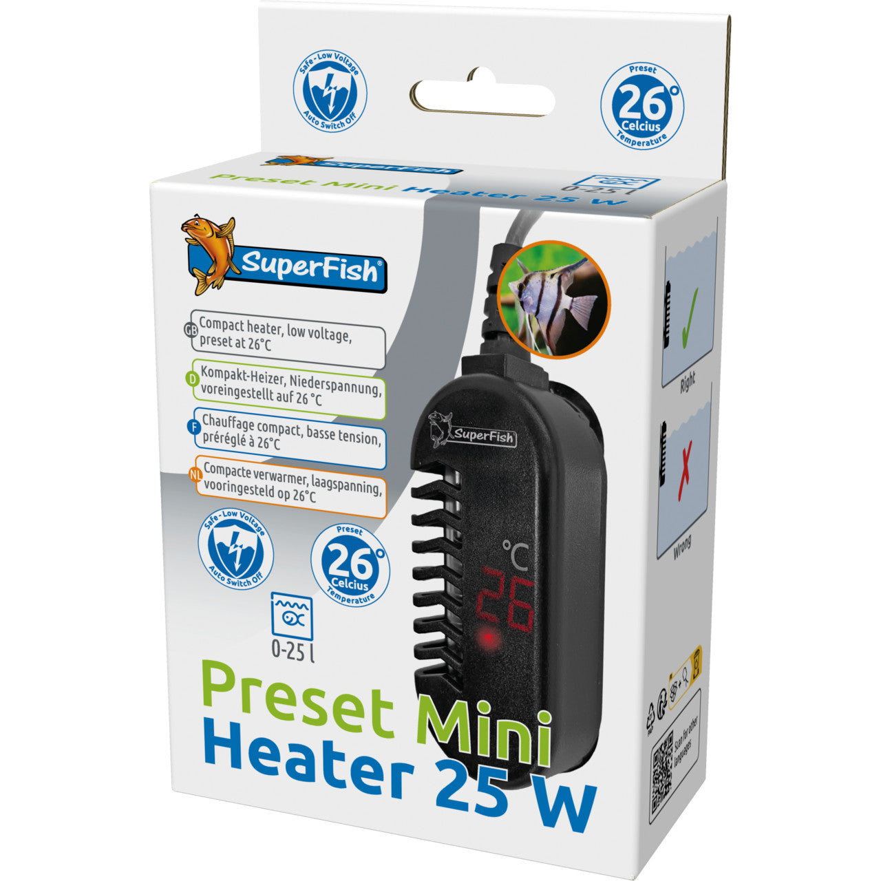 Superfish Preset Mini Heater