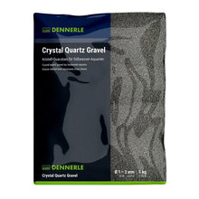 Dennerle Crystal Quartz Gravel Diamond Black 5kg