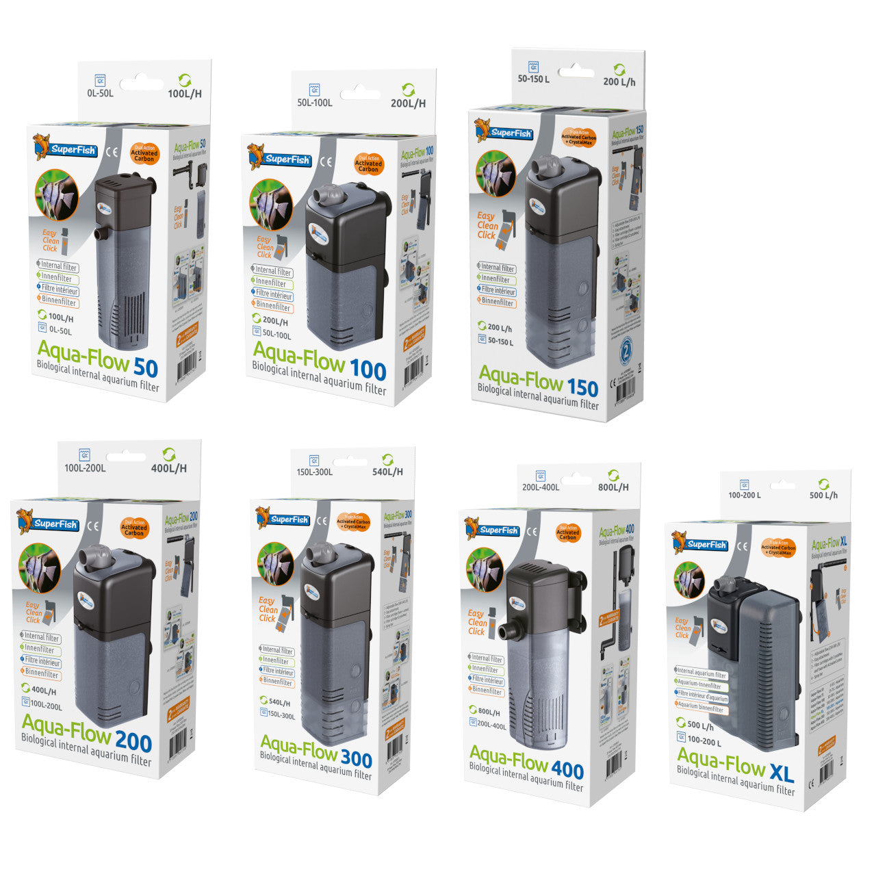 Superfish Aqua-Flow Filters