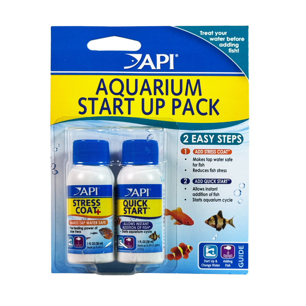 Api Water Filter API Aquarium Start Up Pack - Tap Safe & Filter Starter for your Fish ...