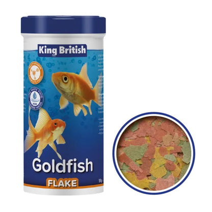 King British Goldfish Flakes