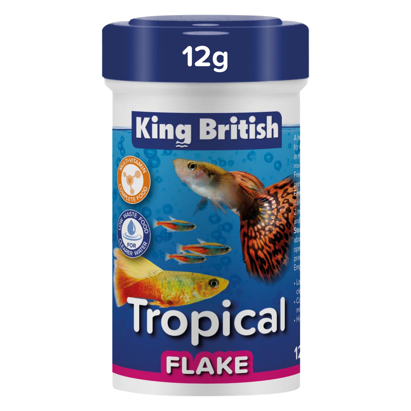 King British Tropical Fish Flake Food