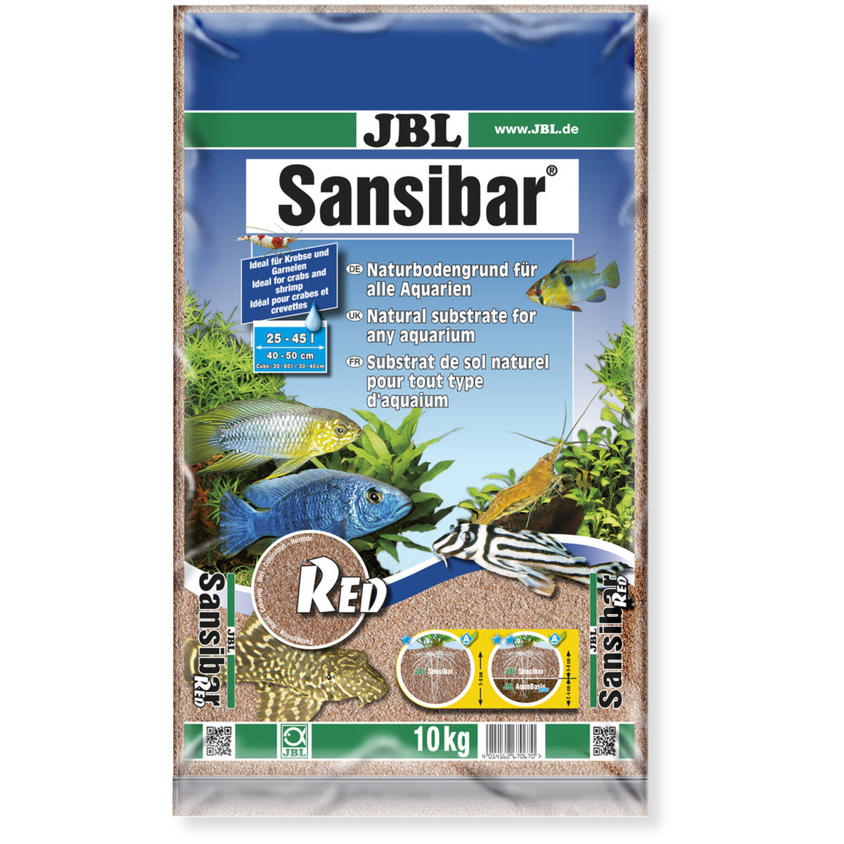 JBL Sansibar Red - Natural Substrate for Aquariums Sand Gravel – Pro Shrimp