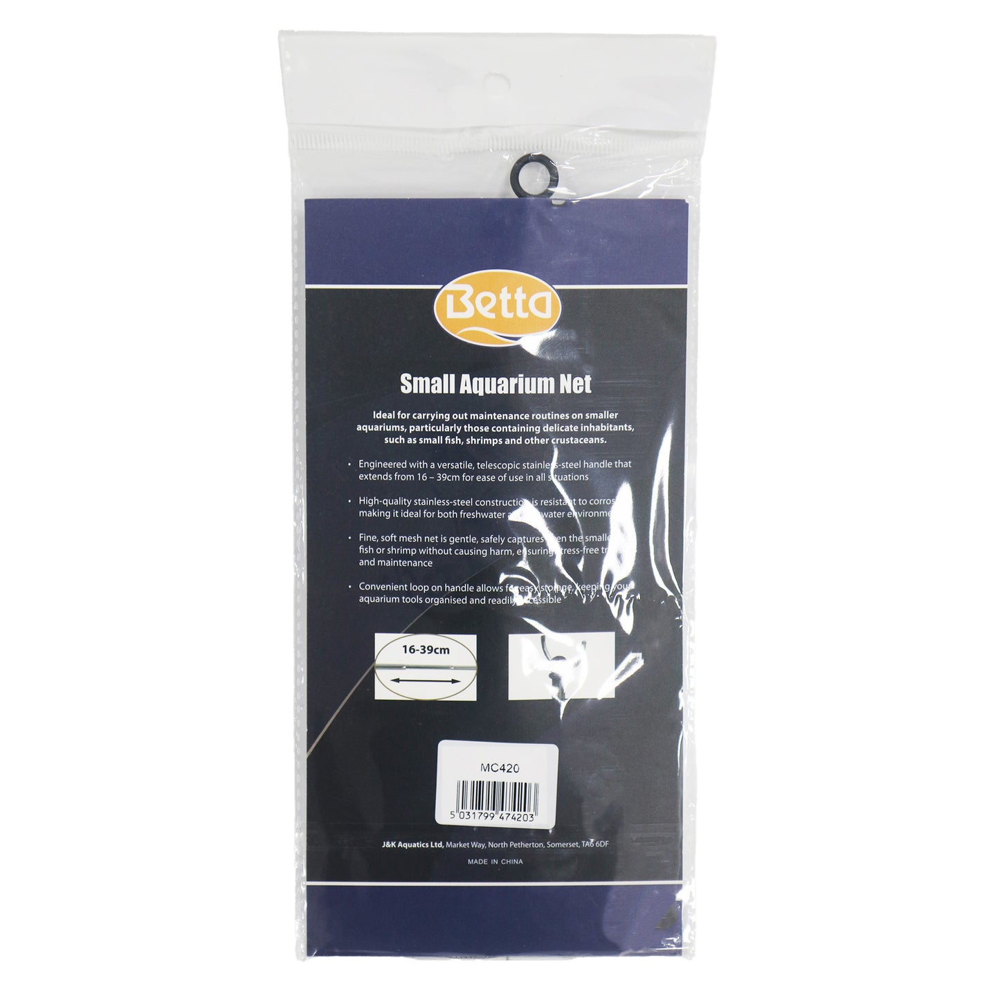 Betta Small Round Extendable Net