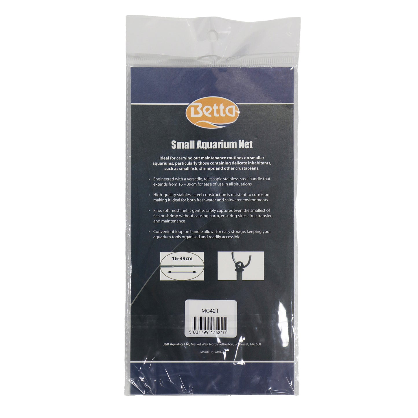 Betta Small Square Extendable Net